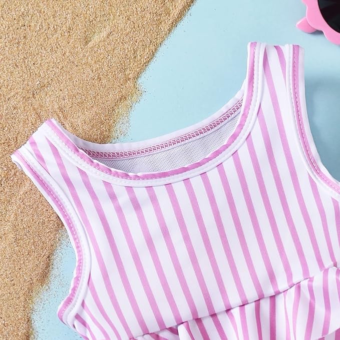 Aalizzwell Toddler Baby Girl Bathing Suit Two Piece Swimsuit Bikini Beach Wear