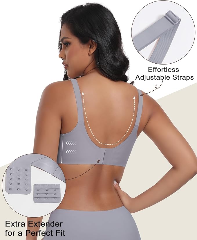 As Fairy Wireless Seamless Pumping Bra Hands Free Nursing Bra Wirefree Comfort Wearable Breast Pump Brass