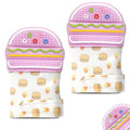 2Pack Silicone Teething Mitt, Hamburger Baby Teething Toy for 0-6 6-12 Months, Food Grade Silicone Infant Teething Mitten, BPA-Free Baby Chew Toys for Pain Relief, Sucking Needs