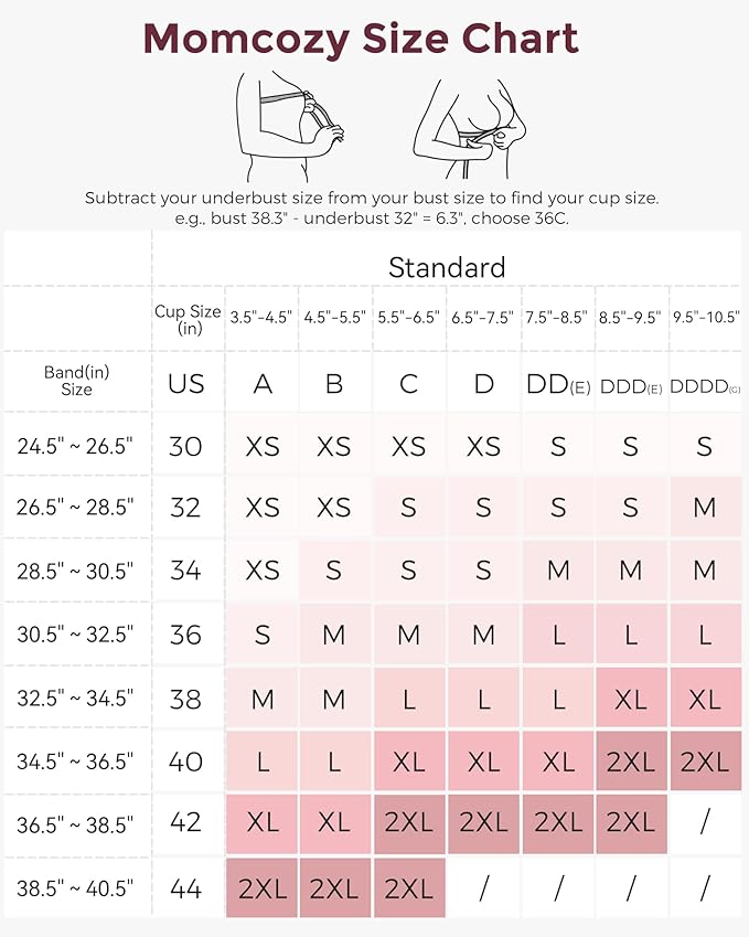 Momcozy Pumping Bra, Pumping Bra Hands Free All Day Wear Pumping & Nursing Bra in One Holding Breast Pump for Spectra, Medela