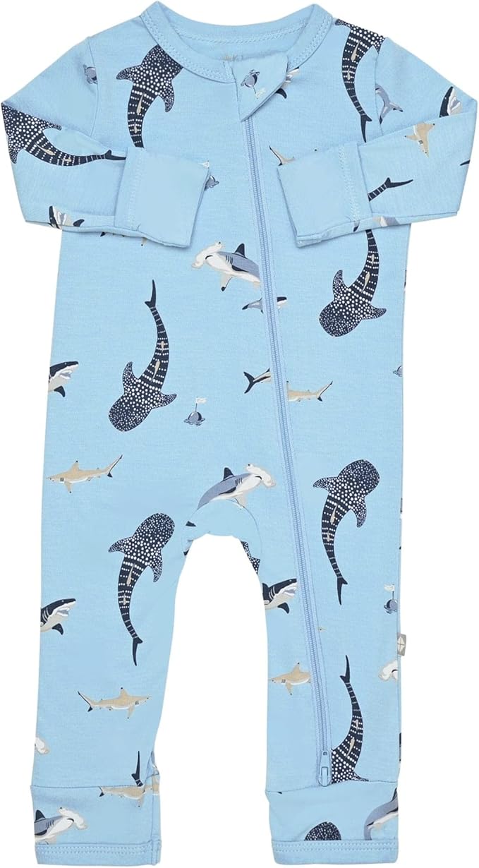 KYTE BABY Unisex Rayon Made From Bamboo Zippered Rompers 0-24 Months