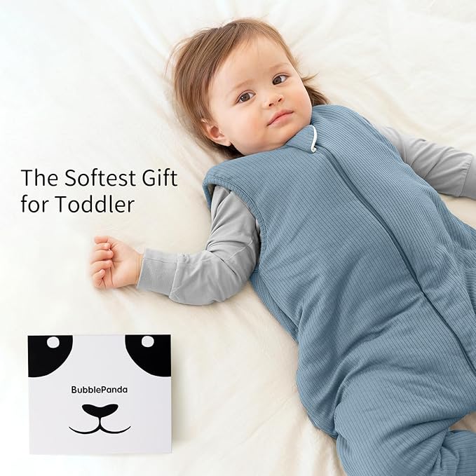 Rayon Made from Bamboo Toddler Sleep Sack with Feet 3t-4t 1.0 Tog Breathable Sleep Sack 36-48 Months Ultra Soft Baby Wearable Blanket with Legs Unisex Sleeping Bag with 2-Way Zipper