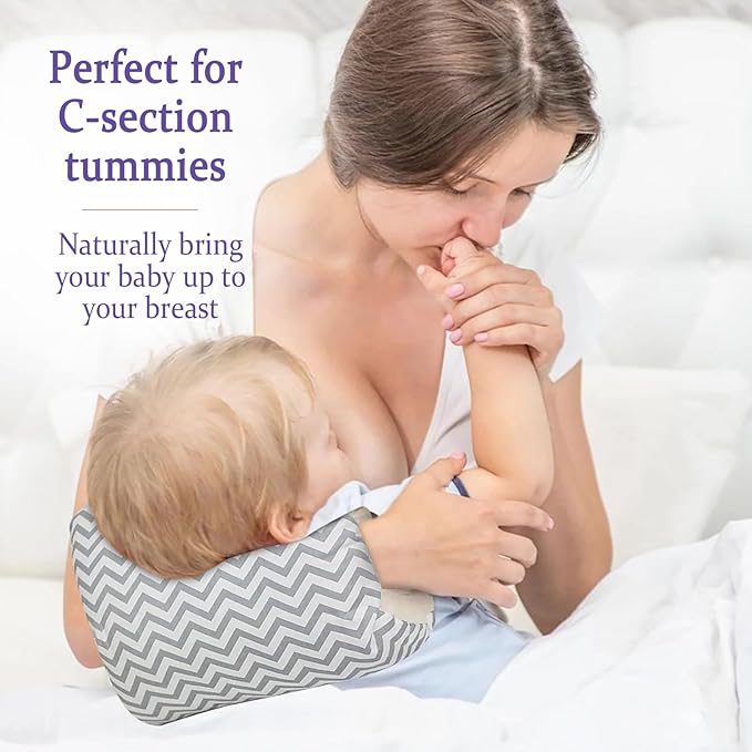 Baby Nursing Arm Breastfeeding Pillow, Breast Feeding Pillows for Babies, Bottle Feeding Travel Pillows for Newborn