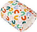 Nursing Arm Pillows for Breastfeeding,Baby Feeding Arm Pillow Portable and Washable for Travel, Soft Cotton Ergonomic Bottle Nursing Essentials（Rainbow）