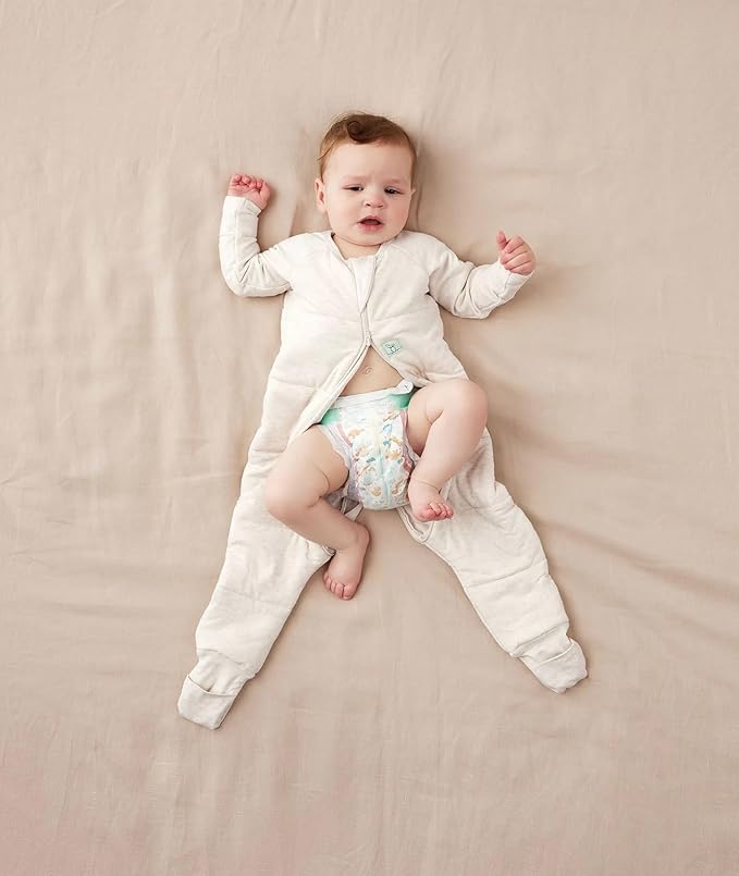 ergoPouch 2.5 TOG Sleeping Bag – Breathable, Cozy Sleepwear for Boys and Girls (6-12 Months, Oatmeal Marle)