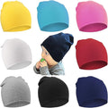 DRESHOW BQUBO 8 Pack Unisex Baby Beanie Hat Infant Toddler Kid Hats Baby Soft Cute Knit Cap Nursery Beanie