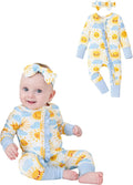 PATPAT Baby Girl Boy Clothes Newborn Infant Footie – Soft Viscose from Bamboo– 2-Way Zipper, Fold-Over Mitten, Ruffle Trim