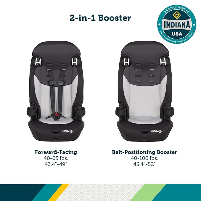 Safety 1st Grand 2-in-1 Booster Car Seat, Sunrise Coral