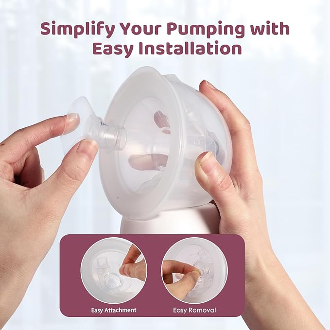 Flange Inserts 21mm for 24mm Flange/Shield, Flange Sizing Kit Silicone Flange Insert, Reduce 24mm Nipple Tunnel Down to 13mm, Breastfeeding Essentials Kit for New Moms, 2PCS