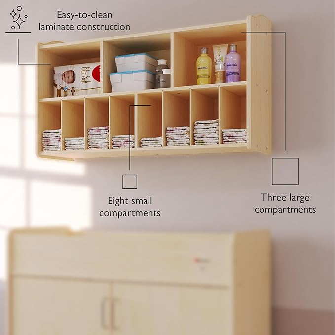 SafeStart Changing Table and Wall Organizer 2-Piece Set