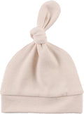 JANGANNSA Newborn Baby Hat Infant Baby Boys Beanie Top Knot Stretchy Hats for Girls 100% Organic Cotton