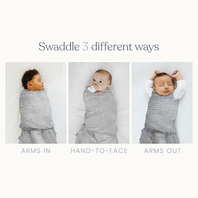 HALO SleepSack SuperSoft Swaddle, Cozy Bamboo Viscose, 3-Way Adjustable Swaddle, 2 Way Zipper, 2 TOG