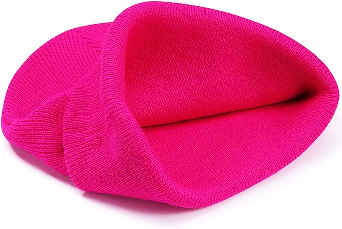 Baby Beanie Knit Ski Hat with Cute Face for Girls Boys 0-7 Years