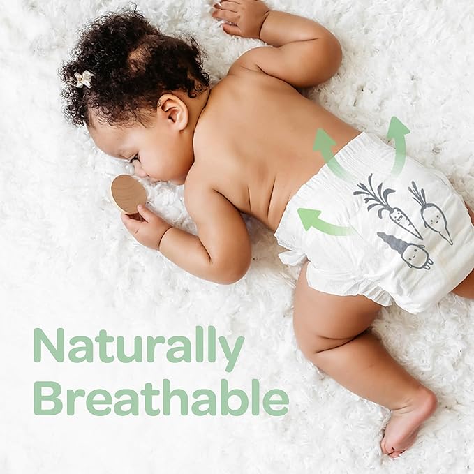 Parasol Clear+Dry Disposable Diapers and Clear+Pure Wipes, RashShield Protection, Size 6 (35 lbs and Up), Diaper Bundle of 120 Diapers & 240 Wipes
