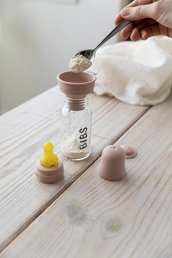 BIBS Bottle Kit - Part of Set. Mix and Match with BIBS Glass Bottles in Different Sizes, Bottle Kit Color - Part of Set, Ivory