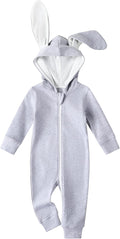 Owlivia Organic Cotton Baby Boy Girl Zip up Sleep 'N Play Pjs, Footless, Long Sleeve