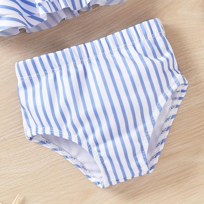 Aalizzwell Toddler Baby Girl Bathing Suit Two Piece Swimsuit Bikini Beach Wear