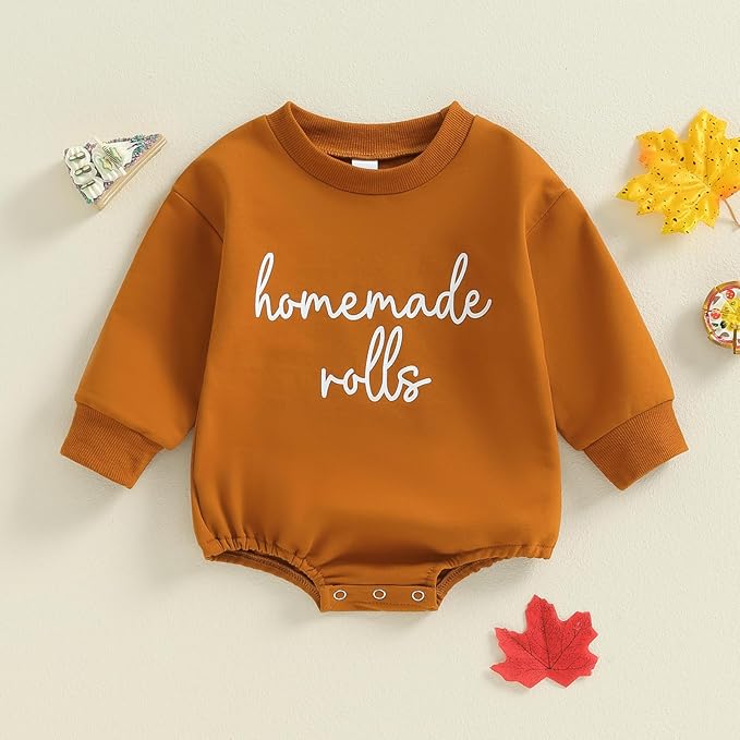 VISGOGO Newborn Infant Baby Boy Girls Oversized Romper Little Dude Sweater Onesie Coming Home Outfit Neutral Clothes