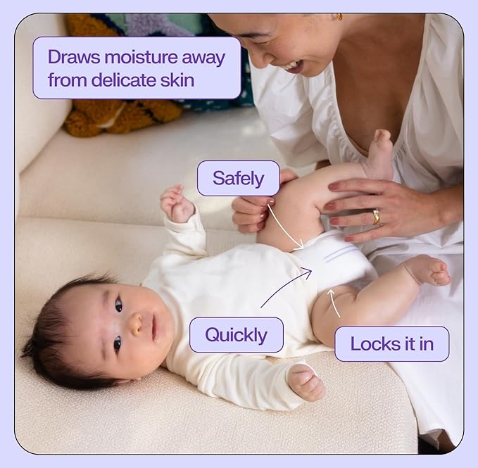 Freestyle BambooTek Diaper – (Size 5) Hyper Absorbent & Non-Toxic – Disposable Diaper for Sensitive Skin – Ultra Soft Diaper's (25+ lbs) – 44 Count