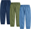 Toddler Boys Pants 3 Pack Soft Cotton Long Bloomers Kids Summer Fall Boy Casual Joggers Pant