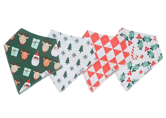 Copper Pearl Baby Bandana Drool Bibs for Drooling and Teething 4 Pack Gift Set Prancer
