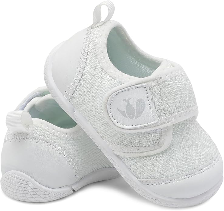 FEETCITY Baby First Walking Shoes Boys Girls Infant Sneakers Crib Shoes Breathable Lightweight Slip On Shoes
