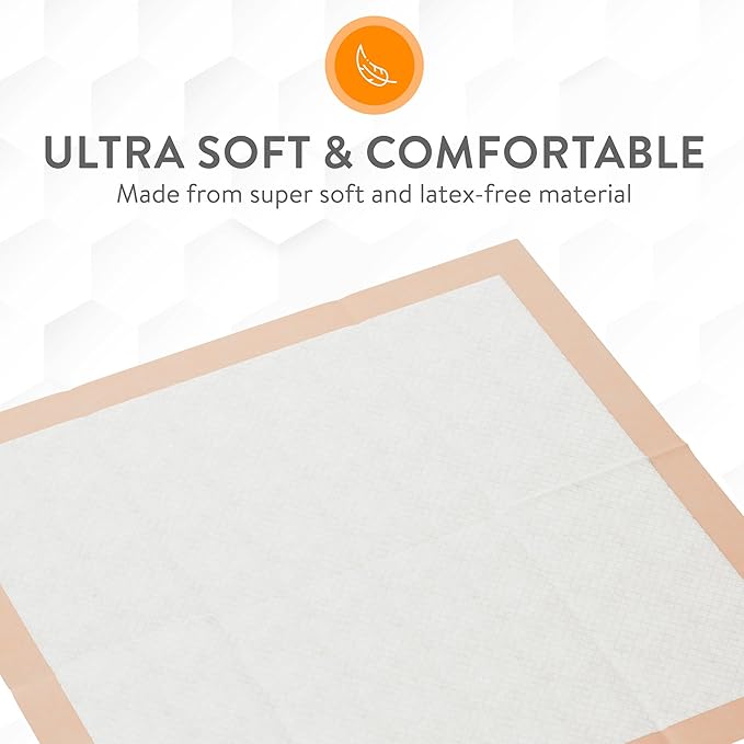 Inspire Extra Large Super Absorbent Disposable Bed Pads for Incontinence Ultra Thick and Absorbent Bed Pads Disposable Adult | Puppy Pads | Pee Pads for Adults (30" X 36" Pack of 50)