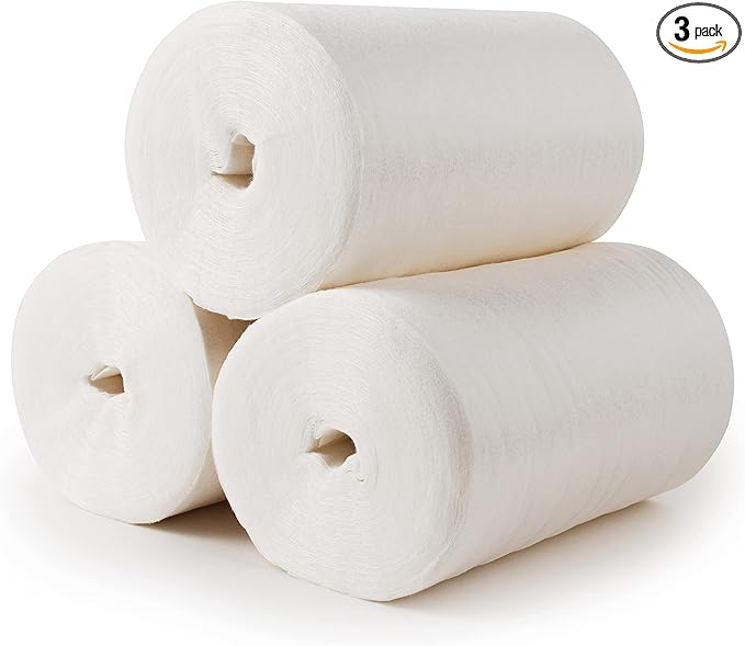 Diaper Liners for Cloth Diapers, 100 Disposable Sheets Per Roll, Made of Soft Material, by Nora's Nursery