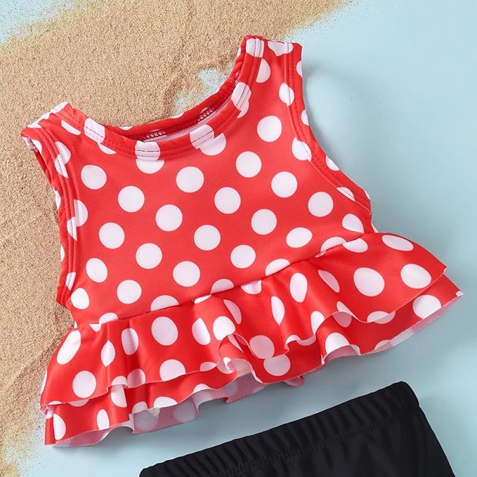 Aalizzwell Toddler Baby Girl Bathing Suit Two Piece Swimsuit Bikini Beach Wear