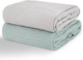 Muslin Swaddle Blankets for Newborns, 2 Pack 100% Cotton Receiving Blankets, Soft and Breathable Baby Swaddles, Large 40 x 40 Inches, Baby Essentials for Boys and Girls, Shower Gift