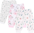 Baby Toddler Joggers Soft Pants for Boys and Girls, 0–24 Months, 2T–4T (3-Pack)