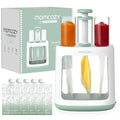 Momcozy Squeeze Station,Baby Food Maker&Pouch Filler for Homemade Baby Puree, BPA-Free, Dishwasher Safe, with Reusable Baby Food Pouches for Babies & Toddlers