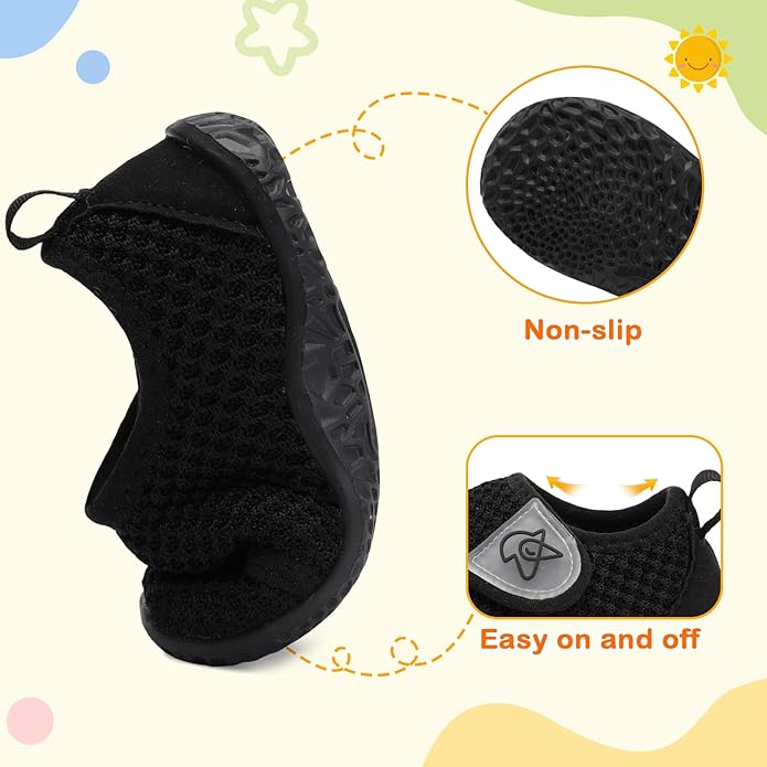 LeIsfIt Baby Shoes Boys Girls First Walking Shoes Non-Slip Infant Sneakers Lightweight Slip-on Crib Sneakers for First Walkers