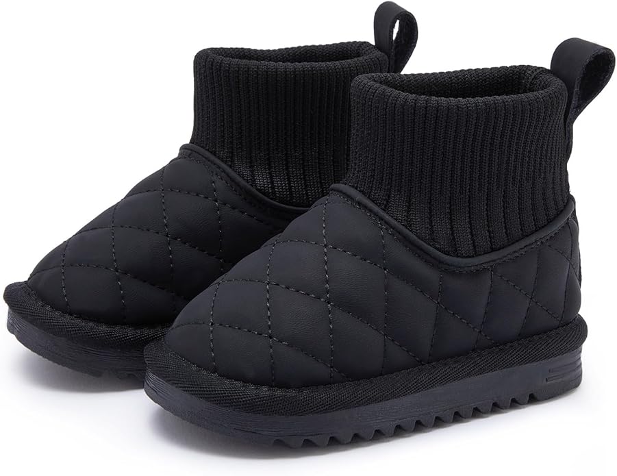 BMCiTYBM Girls Boys Snow Boots Warm Winter Fur Lined Baby Shoes (Infant/Toddler/Little Kid)