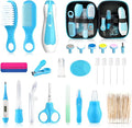 Baby Healthcare and Grooming Kit, Electric Safety Nail Trimmer Baby Nursery Set Newborn Nursery Health Care Set with Hair Brush Comb for Infant Toddlers Boys Girls Kids