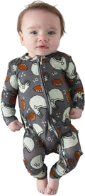 Posh Peanut Convertible Baby Sleepers - Girls Footless Baby Pajamas with 2 Way Zipper for Easy Diaper Changes