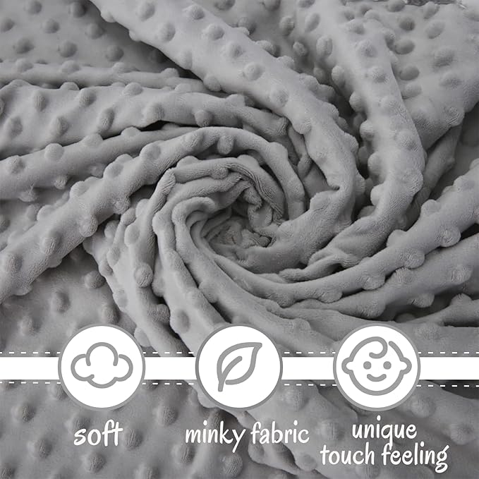 Pro Goleem Elephant Loveys for Babies Soft Security Blanket Infant Snuggle Toy Stuffed Animal Blanket Baby Registry Search Baby Boy Gifts for Infant and Toddler Gray 16 Inch