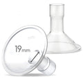 Maymom MyFit 19 mm Small Shields Compatible with Medela Breast Pump- PersonalFit, Freestyle, Harmony, Maxi, Freestyle Flex Connector; Connect to Maymom Widemouth/Narrow Connector, 2pcs