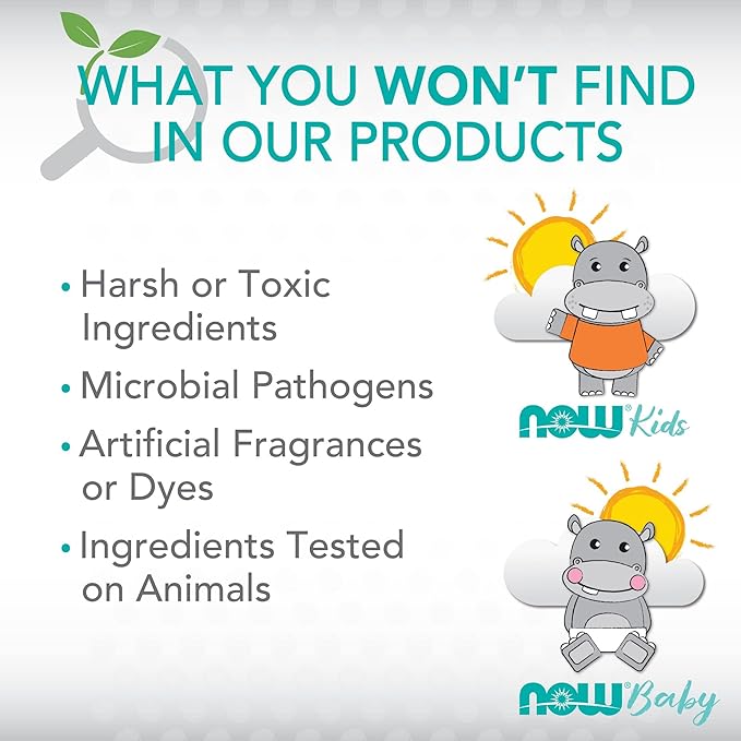 NOW Baby, Nourishing Lotion, Calming Lavender, Paraben Free, 8 Fluid Ounces