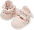 Burt's Bees Baby Unisex Booties Organic Cotton Newborn Essentials Shoes for Infants