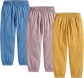 Toddler Boys Pants 3 Pack Soft Cotton Long Bloomers Kids Summer Fall Boy Casual Joggers Pant