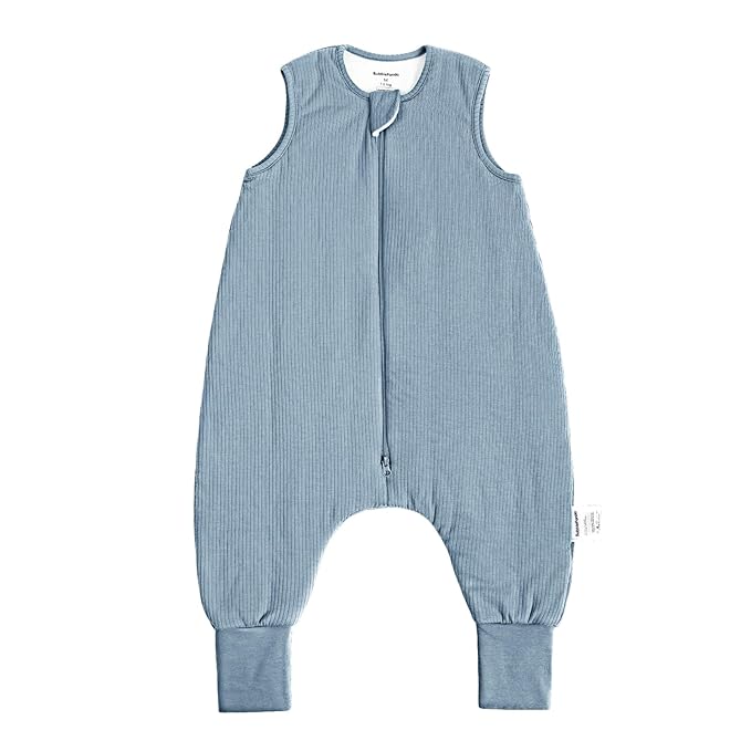 Rayon Made from Bamboo Toddler Sleep Sack with Feet 12-24 Months 1.0 Tog Breathable Sleep Sack 1t-2t Ultra Soft Baby Wearable Blanket with Legs Unisex Sleeping Bag with 2-Way Zipper