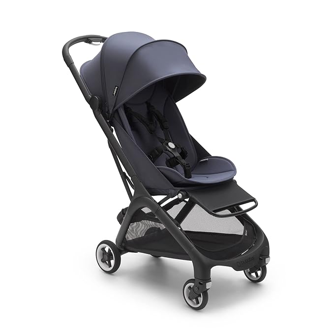 Bugaboo Butterfly - 1 Second Fold Ultra-Compact Stroller - Lightweight & Compact - Great for Travel (Stormy Blue)