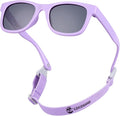 COCOSAND Flexible Baby Sunglasses with Strap Polarized UV Protection for Toddler Infant Newborn Boy Girl Age 0-24 Months