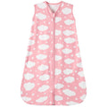 Baby Sleep Sack 6-12 Months Baby Wearable Blanket 100% Rayon Cotton 2-Way Zipper Toddler Sleeping Sack，Comfy Soft Lightweight TOG 0.3（Cloud）