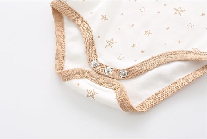 Fashion Unisex baby Boy Girl Bodysuits 5-Pack Casual Cotton Soft Infants Outfit New born Clothes