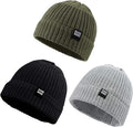 JANGANNSA Simple Knitted Baby Beanie Hip-Hop Boys Winter Hat Toddler Kids Bonnet for Girls 0-5Y