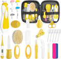 Baby Healthcare and Grooming Kit for Newborn Kids, 31PCS Upgraded Safety Baby Care Kit, Newborn Nursery Health Care Set, Baby Care Products (Yellow)