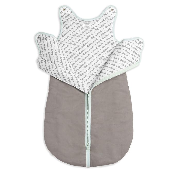 baby deedee Sleep Nest Sleeping Sack, Warm Baby Sleeping Bag fits Toddler and Infants, Gray Lagoon, Large (18-36 Month), 1 Count