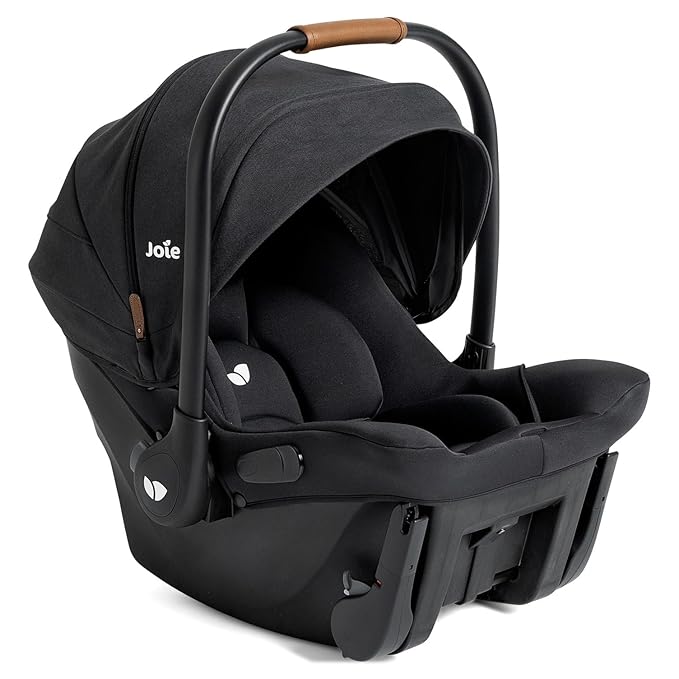 Joie Baby, Ginger LX 4-in1 Stroller + Joie Baby Mint Latch Car Seat (Shale Dark)